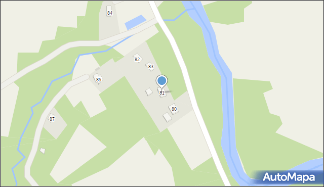 Machnówka, Machnówka, 81, mapa Machnówka