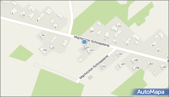 Mąchocice-Scholasteria, Mąchocice-Scholasteria, 11b, mapa Mąchocice-Scholasteria