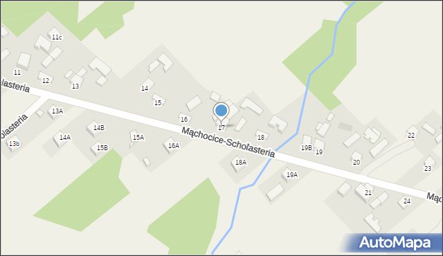 Mąchocice-Scholasteria, Mąchocice-Scholasteria, 17, mapa Mąchocice-Scholasteria