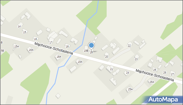 Mąchocice-Scholasteria, Mąchocice-Scholasteria, 19, mapa Mąchocice-Scholasteria