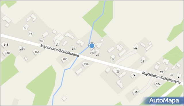 Mąchocice-Scholasteria, Mąchocice-Scholasteria, 19B, mapa Mąchocice-Scholasteria