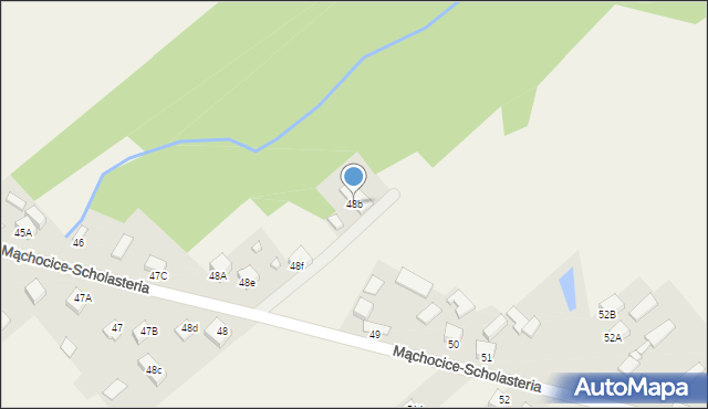 Mąchocice-Scholasteria, Mąchocice-Scholasteria, 48b, mapa Mąchocice-Scholasteria