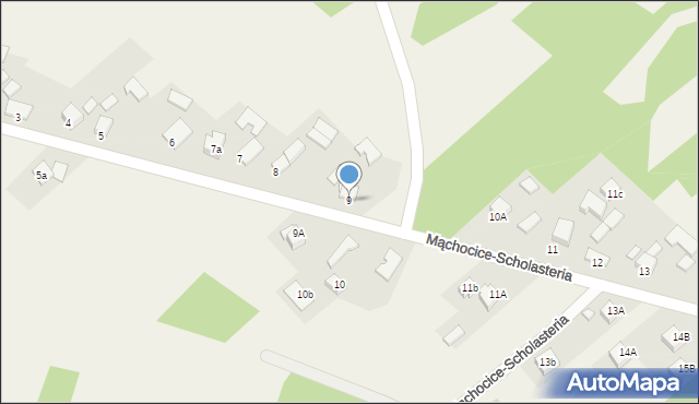 Mąchocice-Scholasteria, Mąchocice-Scholasteria, 9, mapa Mąchocice-Scholasteria