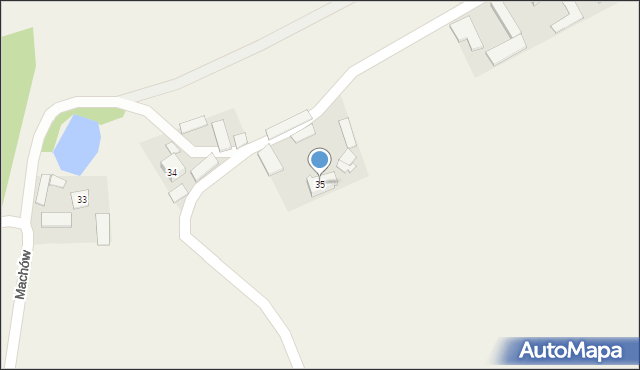 Machów, Machów, 35, mapa Machów