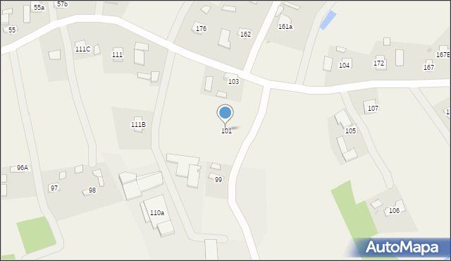 Machowa, Machowa, 101, mapa Machowa