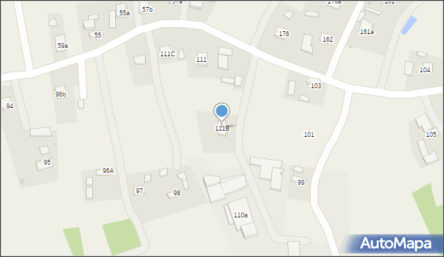 Machowa, Machowa, 111B, mapa Machowa