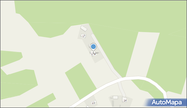 Machowa, Machowa, 17a, mapa Machowa