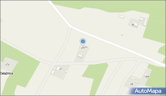 Machowa, Machowa, 47c, mapa Machowa