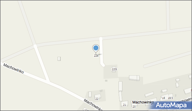 Machowinko, Machowinko, 22b, mapa Machowinko