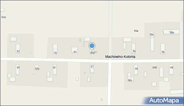 Machowino, Machowino, 60a, mapa Machowino