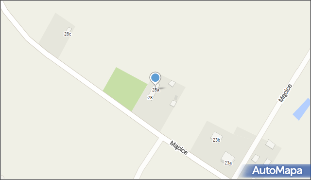 Mącice, Mącice, 28a, mapa Mącice