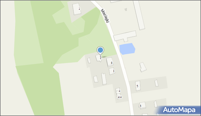 Maciejki, Maciejki, 2, mapa Maciejki