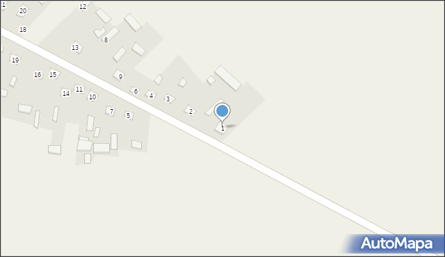 Maciejów, Maciejów, 1, mapa Maciejów