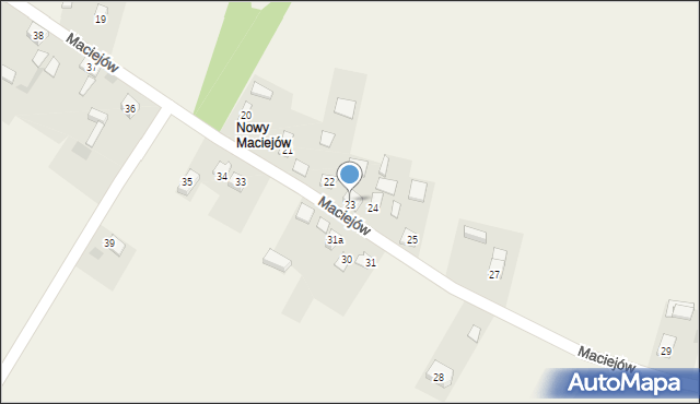 Maciejów, Maciejów, 23, mapa Maciejów