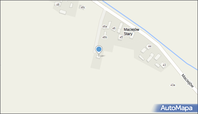 Maciejów, Maciejów, 46d, mapa Maciejów