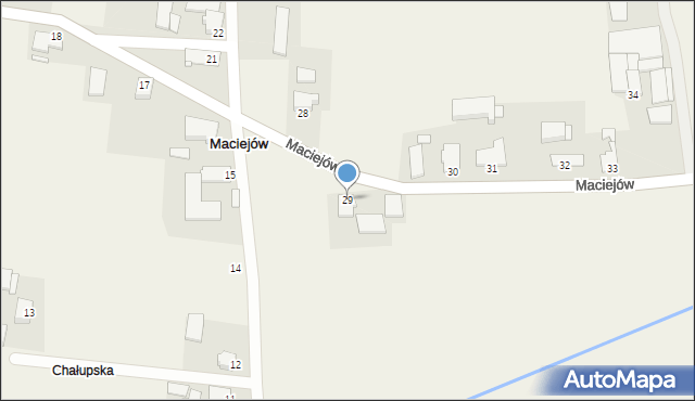 Maciejów, Maciejów, 29, mapa Maciejów