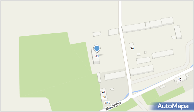 Maciejów, Maciejów, 43, mapa Maciejów
