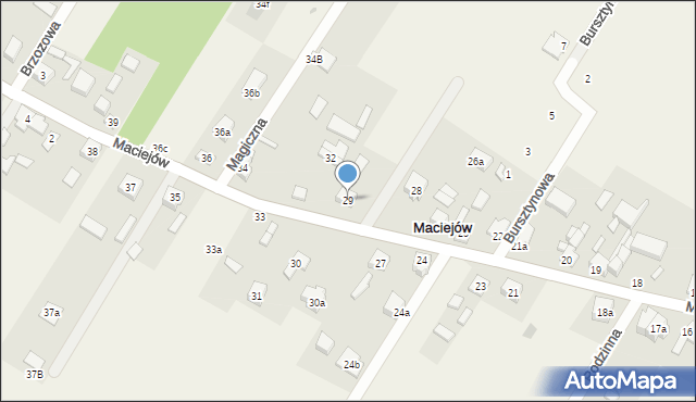 Maciejów, Maciejów, 29, mapa Maciejów