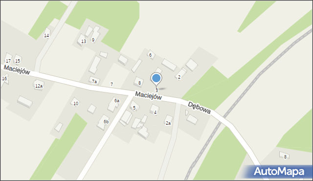 Maciejów, Maciejów, 3, mapa Maciejów