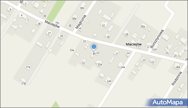 Maciejów, Maciejów, 30, mapa Maciejów