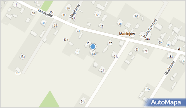 Maciejów, Maciejów, 30a, mapa Maciejów