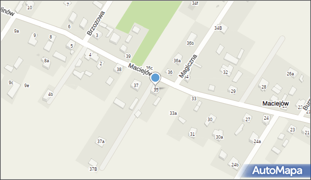 Maciejów, Maciejów, 35, mapa Maciejów