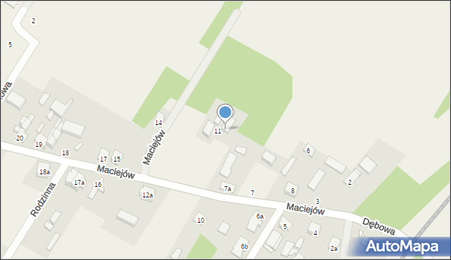 Maciejów, Maciejów, 9, mapa Maciejów