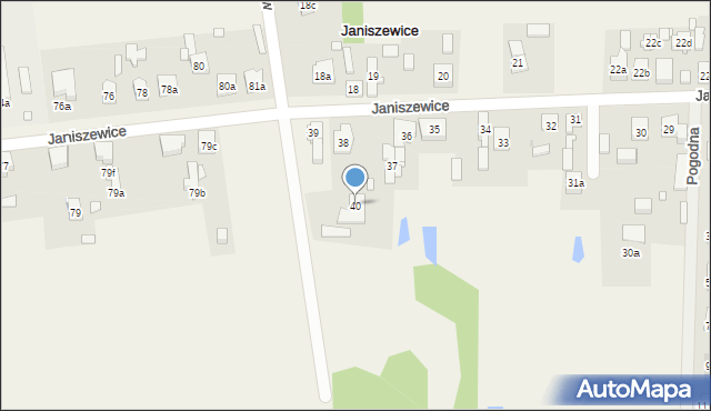 Maciejów, Maciejów, 40, mapa Maciejów