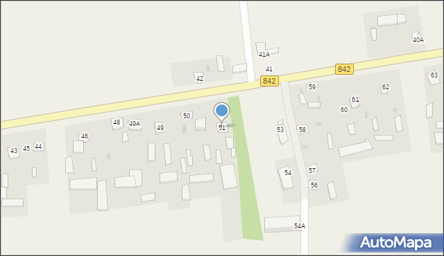 Maciejów Stary, Maciejów Stary, 51, mapa Maciejów Stary
