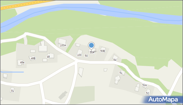 Maciejowa, Maciejowa, 50A, mapa Maciejowa