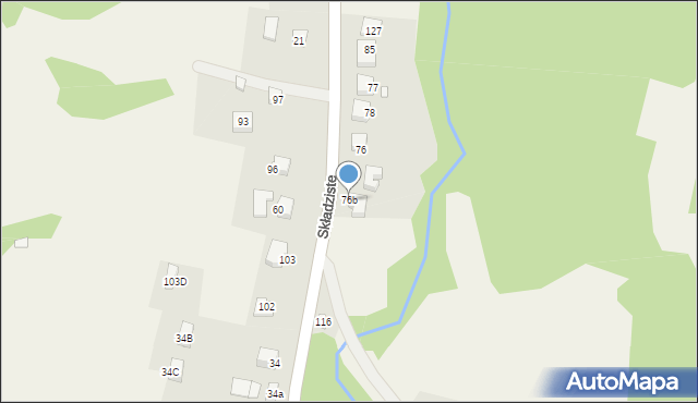 Maciejowa, Maciejowa, 76b, mapa Maciejowa