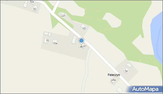 Maciejowa, Maciejowa, 80, mapa Maciejowa