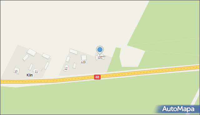 Maciejowice, Maciejowice, 12C, mapa Maciejowice