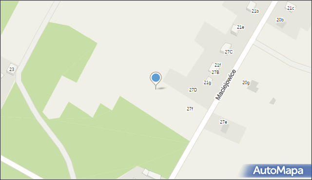 Maciejowice, Maciejowice, 27g, mapa Maciejowice