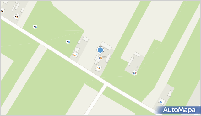 Maciejowice, Maciejowice, 60, mapa Maciejowice