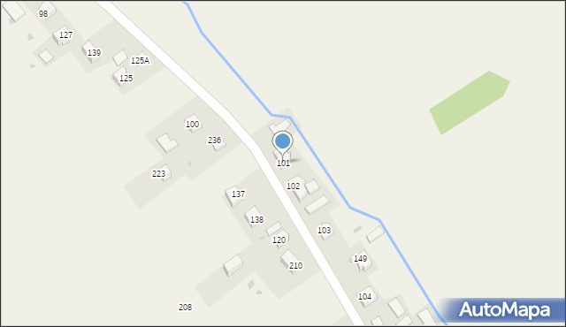 Maciejowice, Maciejowice, 101, mapa Maciejowice