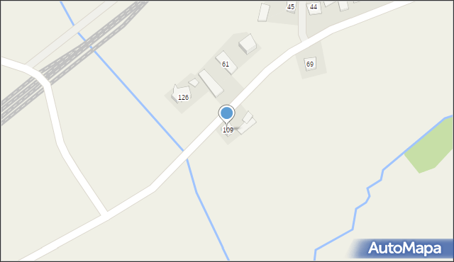 Maciejowice, Maciejowice, 109, mapa Maciejowice