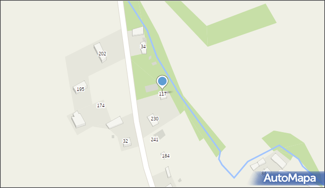Maciejowice, Maciejowice, 117, mapa Maciejowice