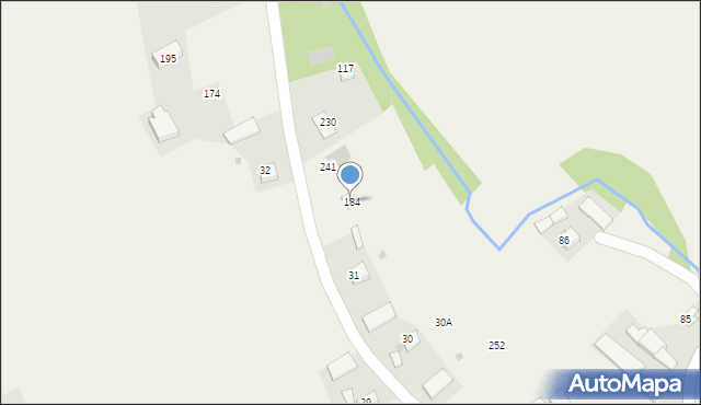 Maciejowice, Maciejowice, 184, mapa Maciejowice