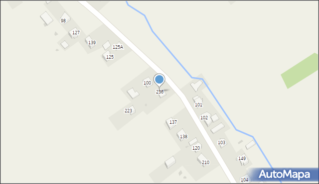 Maciejowice, Maciejowice, 236, mapa Maciejowice