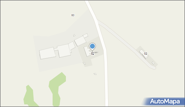 Maciejowice, Maciejowice, 62, mapa Maciejowice