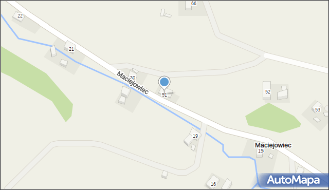 Maciejowiec, Maciejowiec, 51, mapa Maciejowiec