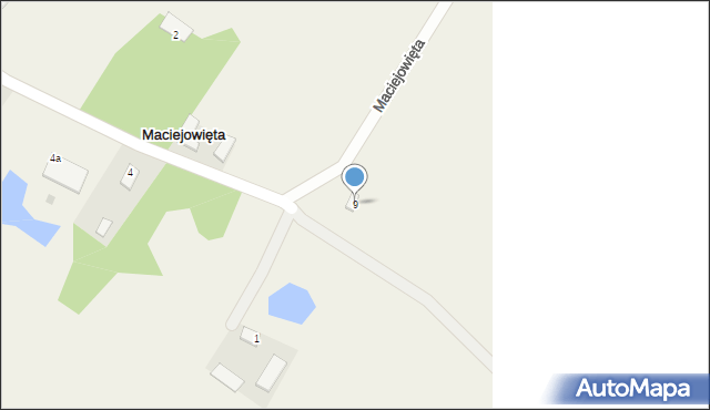 Maciejowięta, Maciejowięta, 9, mapa Maciejowięta