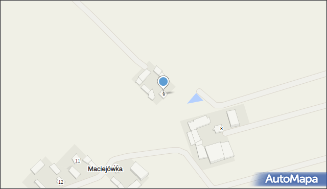 Maciejówka, Maciejówka, 9, mapa Maciejówka