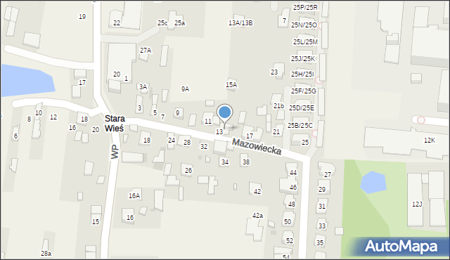 Macierzysz, Mazowiecka, 13/15, mapa Macierzysz