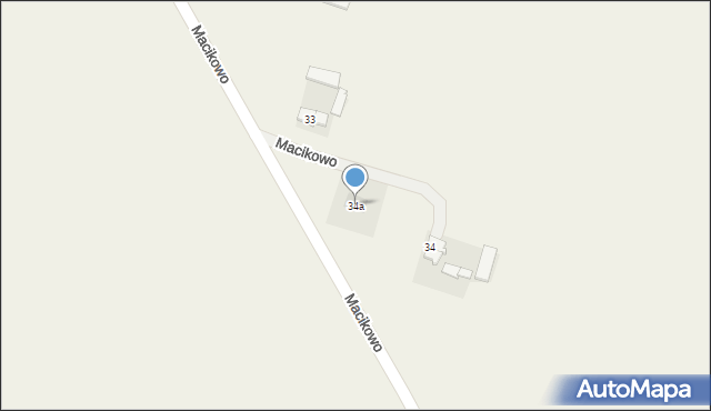 Macikowo, Macikowo, 34a, mapa Macikowo