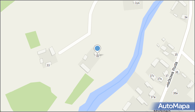 Maćkowa Ruda, Maćkowa Ruda, 32, mapa Maćkowa Ruda