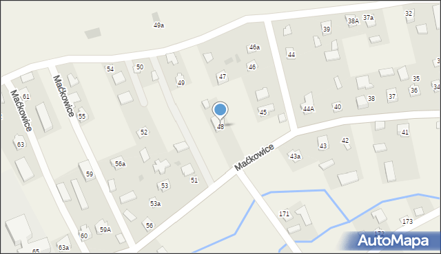 Maćkowice, Maćkowice, 48, mapa Maćkowice