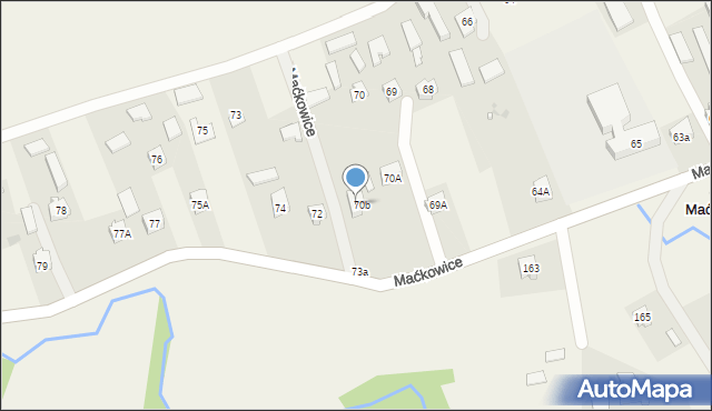 Maćkowice, Maćkowice, 71, mapa Maćkowice