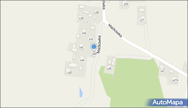 Maćkówka, Maćkówka, 143, mapa Maćkówka